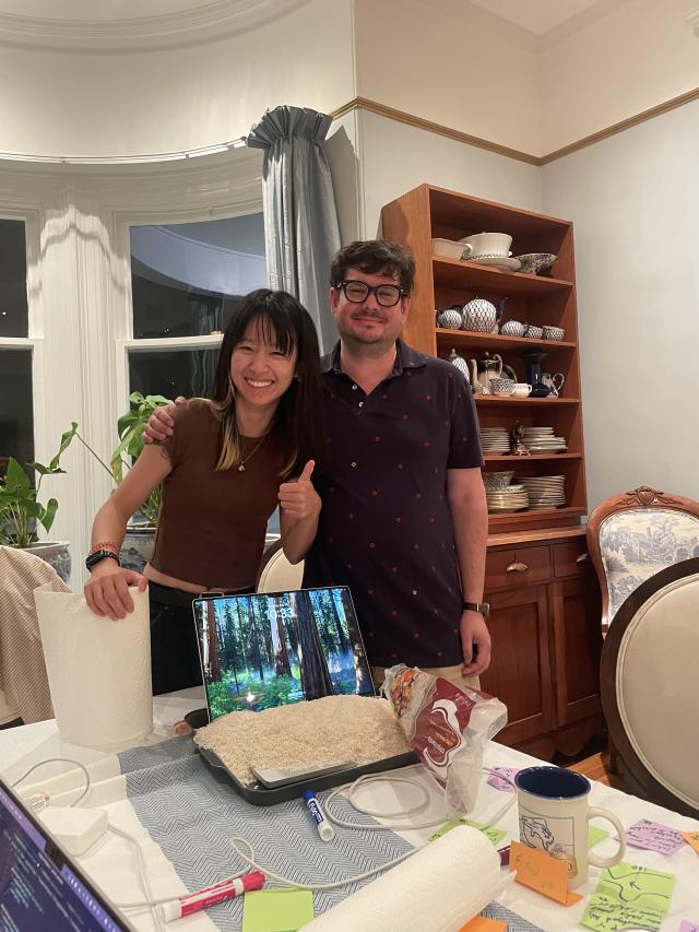 GPTZero team employees at an offsite