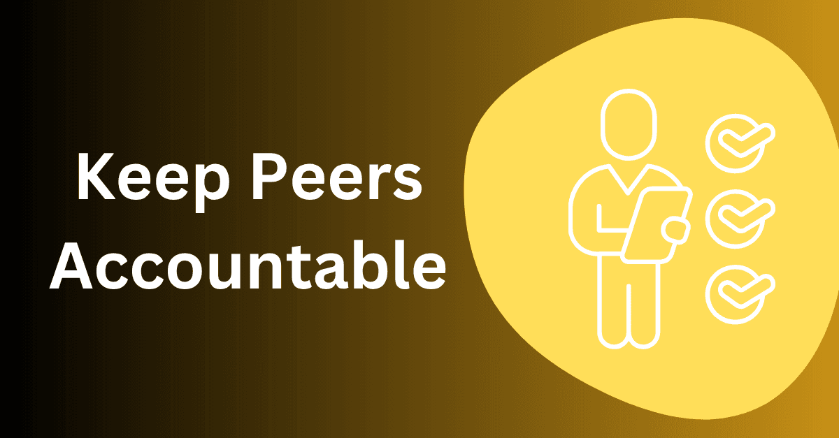 How to Keep Peers Accountable in School Group Projects
