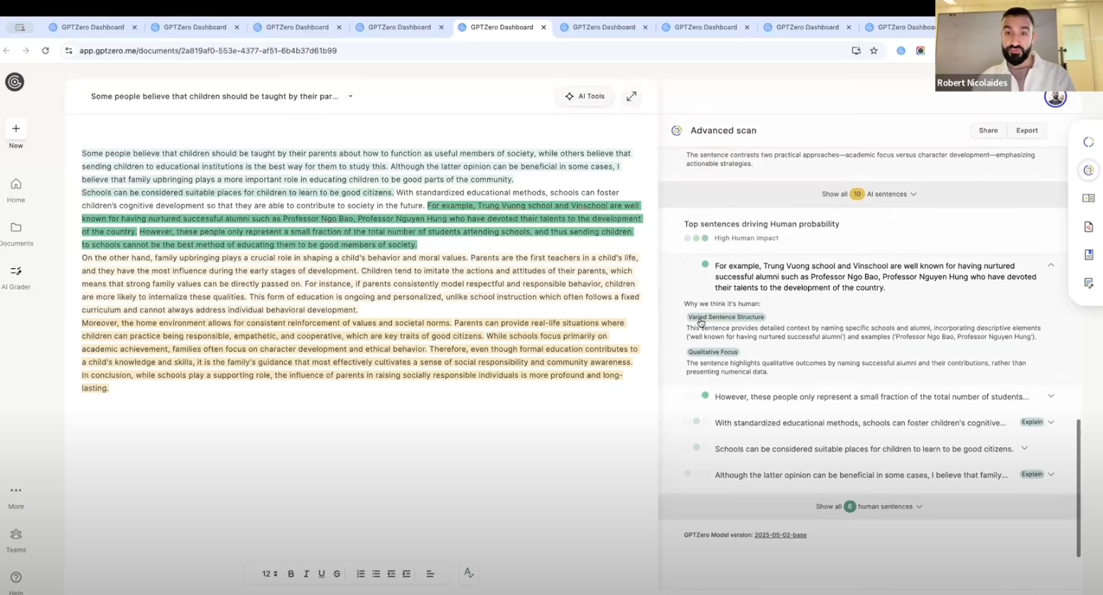 Teaching Responsibly with AI, Office Hours: GPTZero’s New AI Detection Tools